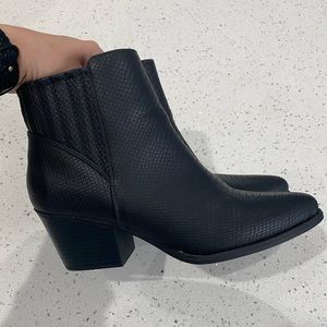 Suede ankle boots
